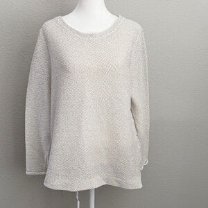 H&M Cream Crew Neck Sweater